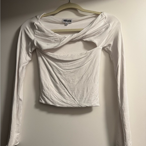 SER.O.YA White ARTEMIS TOP - Picture 2 of 3